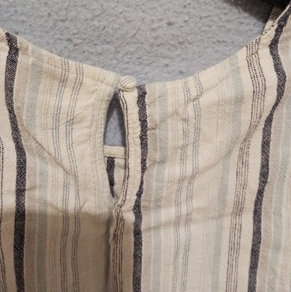 Striped cropped tank top - Picture 5 of 5